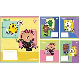 Набор тетрадей Yes Line Friends Funny A5 в клетку 18 листов 25 шт. (767641)