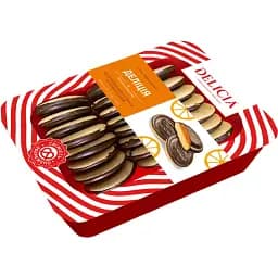 Печиво здобне збивне Delicia зі смаком апельсина 500 г - мініатюра 2