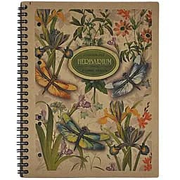 Тетрадь Buromax Kraft на пружине А5, 80 листов в ассортименте (BM.2418)