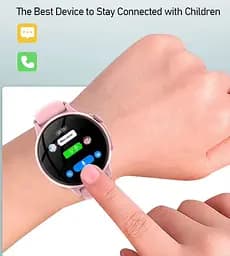Дитячий смарт годинник-телефон Lemfo Y15 з GPS трекером, 4G SIM-картою, відеодзвінками, прослуховуванням, Wi-Fi та кнопкою SOS Чорний - мініатюра 7