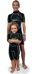Гідрокостюм Best Divers Shorty Kids 2.5 mm 4 Black/Lime (1053-AD0970-4) - мініатюра 2