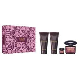 Набір Versace Crystal Noir 90 мл парфумована вода, 100 мл лосьон для тіла, 100 мл гель для душу, 5 мл