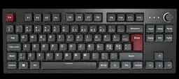 Клавіатура Montech MKey TKL Darkness Red Switch RGB Black (MK87DR) - мініатюра 1