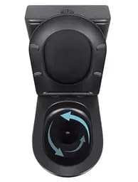Унітаз підлоговий Qtap Scorpio Ultra Quiet з сидінням Slim Duroplast/ Soft-close/ Quick Release QT14226088AMB - мініатюра 5