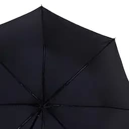 Чоловіча складана парасолька напівавтомат Happy Rain 94 см чорна - мініатюра 3