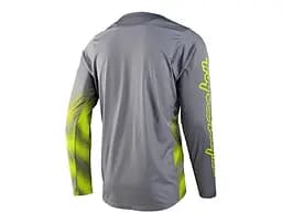 Велоджерсі Troy Lee Designs Skyline LS Chill Jersey Waves Grey/Yellow L (1106-353607004) - мініатюра 2