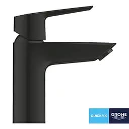Змішувач для раковини Grohe QuickFix Start S-Size 235512432, Чорний матовий - мініатюра 3