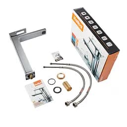 Змішувач для умивальника Haiba Kant 001 High HB9601 Хром - мініатюра 2