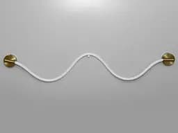 Сучасний світлодіодний світильник шланг, потужністю 18Вт, бронза