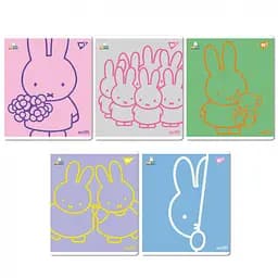 Набір зошитів для записів А5 Yes Miffy 12 аркушів в косу лінію 10 шт. (767501)