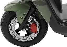 Електроскутер Двомісний Crosser CR13 (2000W, Графенова батарея 72V/24Ah) Зелений - мініатюра 13