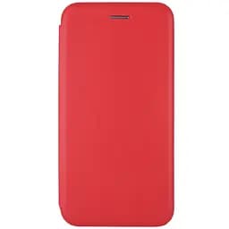 Кожаный чехол-книжка Classy для Xiaomi Redmi Note 8 / Note 8 2021 Красный