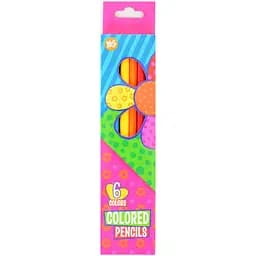 Карандаши цветные Yes Happy colors, 6 цветов (290400)