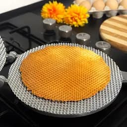 Вафельниця пірамідка форма для випічки вафельних коржів для тортових вафель на плиті Ø 18 см зі знімними ручками, RS 87765 - мініатюра 8