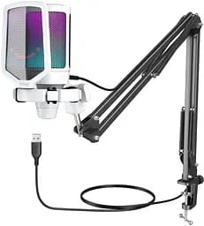 Мікрофон Fifine A6TW USB White (A6TW)