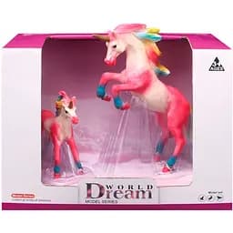 Набор Dino Toys Dream World Единорог Y9 коралловый 2 шт. (Q9899-Y9-1)