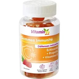 Жувальні пастилки Vitamin'22 Gommes Immunite підтримка імунітету 60 шт.