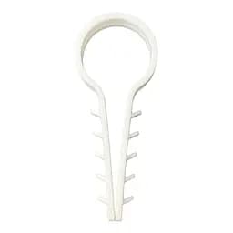 Крепление-елка (зажим) Спектр Lux круглый 10 белый (внут. уп.100шт) (100/20ящ)