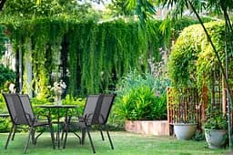 Комплект садових меблів GardenLine Verona-4 Black круглий стіл - мініатюра 5