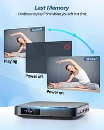 Міні-DVD-плеєр DESOBRY - компактний HD 1080p-плеєр для телевізорів з HDMI, безкоштовно для всіх регіонів, CD/DVD, USB/TF, пульт - мініатюра 4