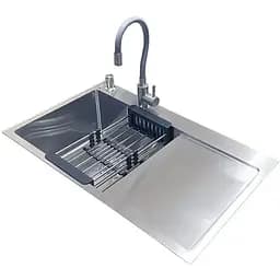 Комплект мойка + смеситель Romzha Caravela 78L (C)