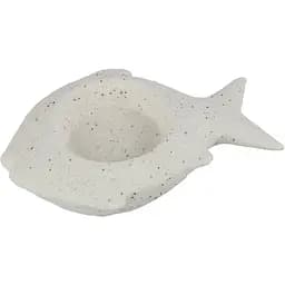 Свічник J-LINE порцеляновий у формі рибки морської (40380)