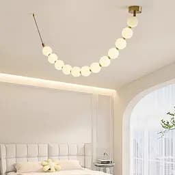 Люстра із серії Perla на 12 кульок Ø 15 см 210 см 3 світлових режими | Line F | Арт. MBJ11-2029