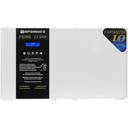 Стабилизатор напряжения тиристорный Укртехнология Рrime 12 12000 Вт 220 В стабилизация 140-290 20 ступеней