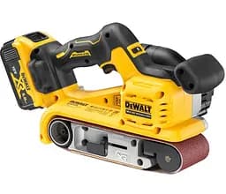 Ленточная аккумуляторная шлифмашина DeWalt с АКБ и ЗУ DCW220P2