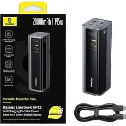 Зовнішній акумулятор для ноутбуків Baseus EnerGeek GP12 20800 mAh 145W P10082109813-00 - мініатюра 10