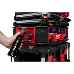 Радіоприймач акумуляторний із зарядним пристроєм PACKOUT MILWAUKEE M18 PRCDAB+-0 - мініатюра 8