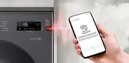 Пральна машина LG фронтальна 9 кг A+++ антрацит - мініатюра 6