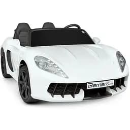 Машина M 4055AL-1 мотор 180W 1 акум. 24V7AH шкір. сидіння USB чохол білий.