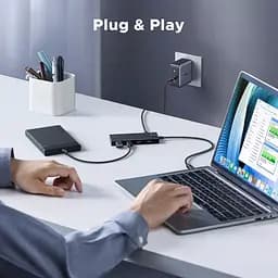 Хаб USB 3.2 Type-C -> 4хUSB-C 3.2 Gen2 10Gbps PD 100W Black CM806 Ugreen - мініатюра 6