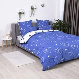 Комплект постільної білизни ТЕП Navy Blue Love сімейний (2-00882_24498) - мініатюра 2