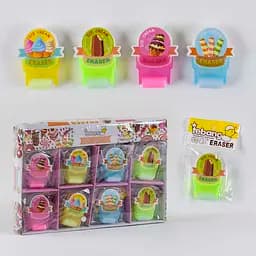 Ластик, 24 шт., коробка 24x24x16 см, C36969