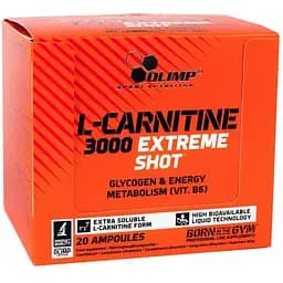 Жиросжигатель Olimp L-Carnitine 3000 Extreme Shot, 20*25 мл Вишня