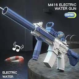 Водяний автомат електричний акумуляторний Water Gun M416 - мініатюра 2