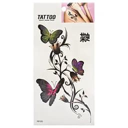 Временная татуировка "Цветы и бабочки Tattoo" Bambi 1020-HM1205