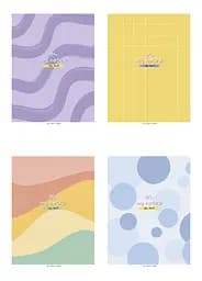 Комплект 4 шт загальних зошитів. Зошит Школярик А5 80 арк. у лінію 5239 4823088241044