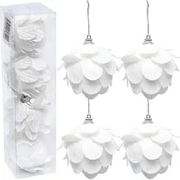 Набір ялинкових іграшок Bambi Шишки 4 шт. (HL23SF-170)