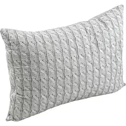 Подушка силіконова Руно Grey Braid на блискавці 50х70 см (310.52СМ_Grey Braid)