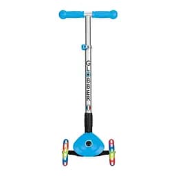 Самокат Globber Primo Foldable Lights LED блакитний (432-101-3) - мініатюра 2