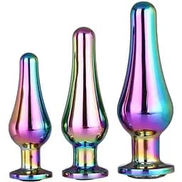 Набір анальних пробок конічної форми Dream Toys DT21873 Gleaming Love Pleasure Set Multicolour