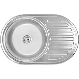 Мийка кухонна Lidz 7750 0.8 мм Satin (LIDZ7750SAT08)