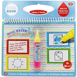 Книга для рисования водой Bambi на пружине 4 картинки маркер Вид 6 (LT3957-1)