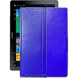 Чехол StatusCASE из экокожи для планшета Samsung Galaxy Book 2 (sm-w737v) Синий