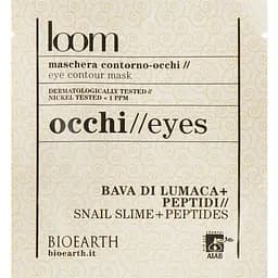 Контурна маска для очей Bioearth Loom на основі муцину равлика і пептидів 3 мл