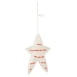 Прикраса для ялинки Offtop Веселого Різдва зірка біла (855075)