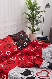 Комплект постільної білизни Moon&Star Бязь Gold Люкс Love Cats сімейний 160х220х2 наволочки 2х40х60 - мініатюра 3